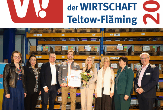 Preis der Wirtschaft Teltow-Fläming 2025 - Kategorie Industrie&Gewerbe für Arimex PWT Plattenwärmetauscher Service GmbH